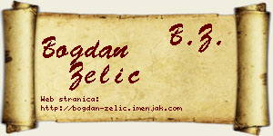 Bogdan Zelić vizit kartica